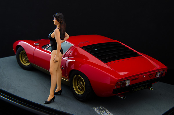 キャンギャル(南極5号)とランボルギーニミウラ-5