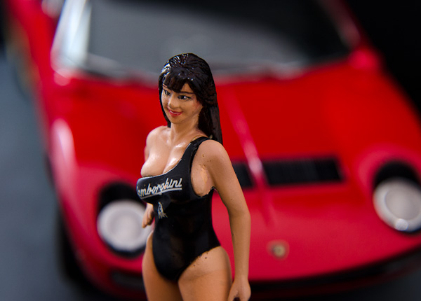 キャンギャル(南極5号)とランボルギーニミウラ-6