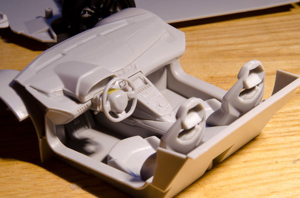 1/24 ランボルギーニ　アヴェンタドール　1/24　その２　仮組み-1