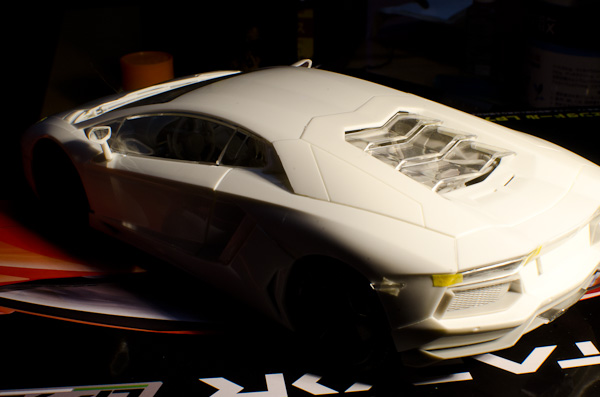 1/24 ランボルギーニ　アヴェンタドール　1/24　その３　仮組み完成-4