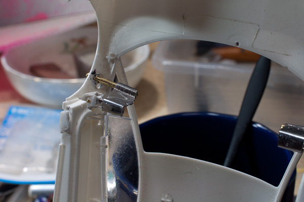 1/24 ランボルギーニ アヴェンタドール 1/24 その5 ガルウィングドアの可動化 続編-7