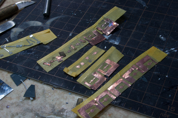 1/24 ランボルギーニ アヴェンタドール 1/24 その6 エッチングパーツの自作-7