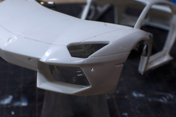 1/24 ランボルギーニ アヴェンタドール 1/24 その7 ボディーのディティール-5