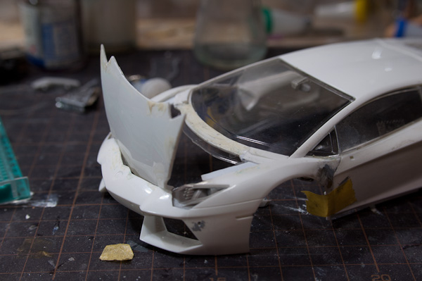 1/24 ランボルギーニ アヴェンタドール 1/24 その10 フルオープン-3