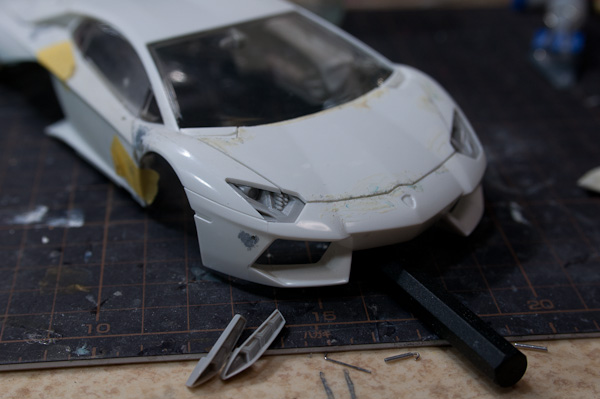 1/24 ランボルギーニ アヴェンタドール 1/24 その10 フルオープン-4