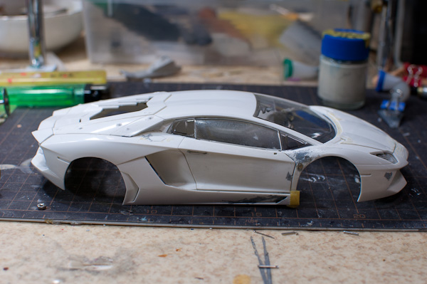 1/24 ランボルギーニ アヴェンタドール 1/24 その10 フルオープン-5