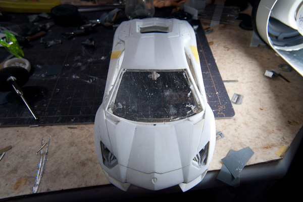 1/24 ランボルギーニ アヴェンタドール 1/24 その11 タイヤとか-1