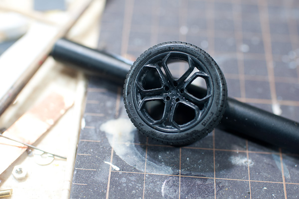 1/24 ランボルギーニ　アヴェンタドール　1/24　その１２　タイヤの刻印（トナー転写方）　続編-6