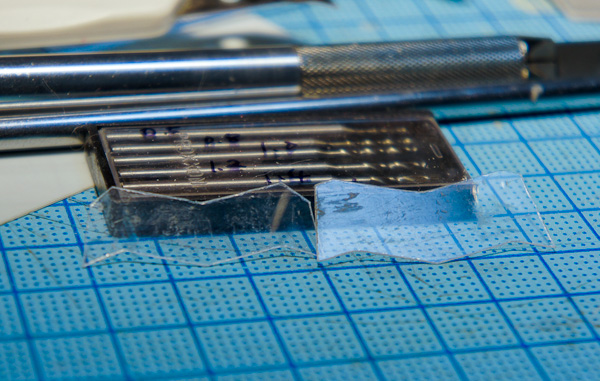 1/24 ランボルギーニ アヴェンタドール 1/24 その18 エンジンフードのガラス -6