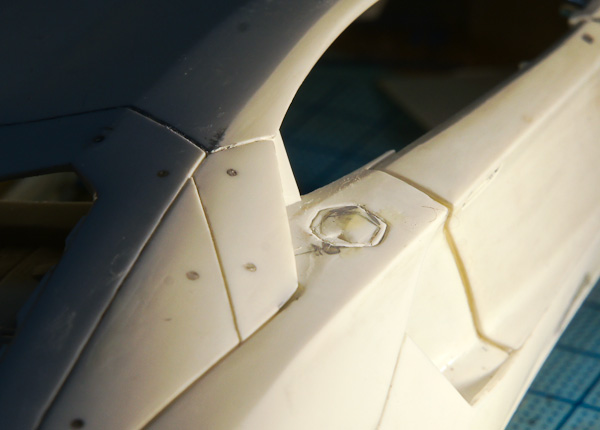 1/24 ランボルギーニ アヴェンタドール 1/24 その19 ボディーの詳細-3