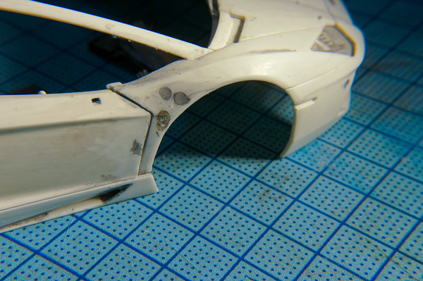 1/24 ランボルギーニ アヴェンタドール 1/24 その20 ボディーの詳細 続き-1