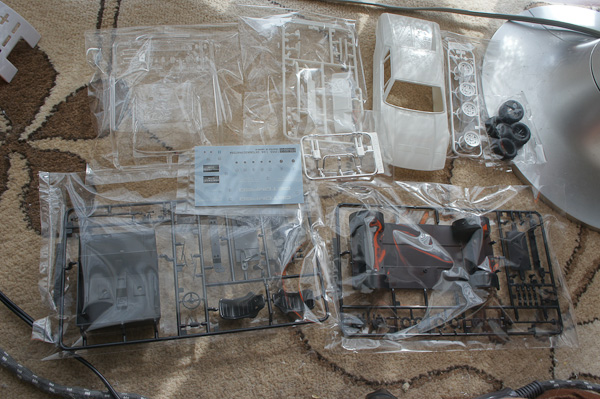 デ・トマソ パンテーラ 1/24 フジミ 01:仮組-2