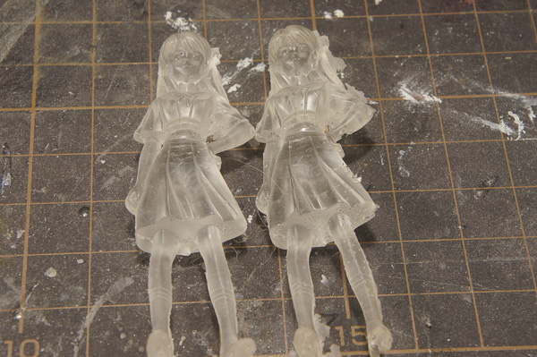 1/24 ランボルギーニ アヴェンタドール 1/24 その21 ヒートプレスで窓とヘッドライト-8