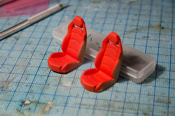 ランボルギーニ アヴェンタドール 1/24 その23 運転席周り-1