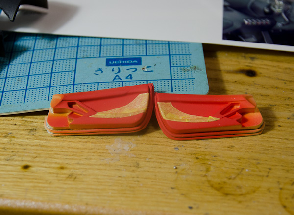 ランボルギーニ アヴェンタドール 1/24 その24 運転席完成-1