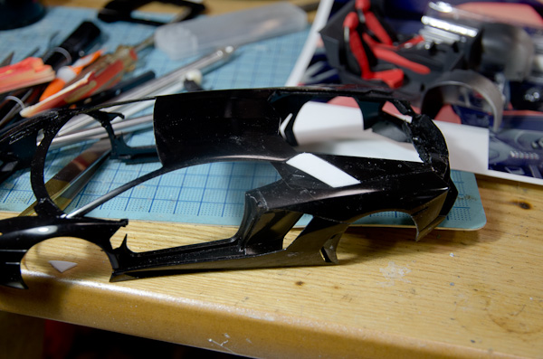 ランボルギーニ アヴェンタドール 1/24 その24 運転席完成-2