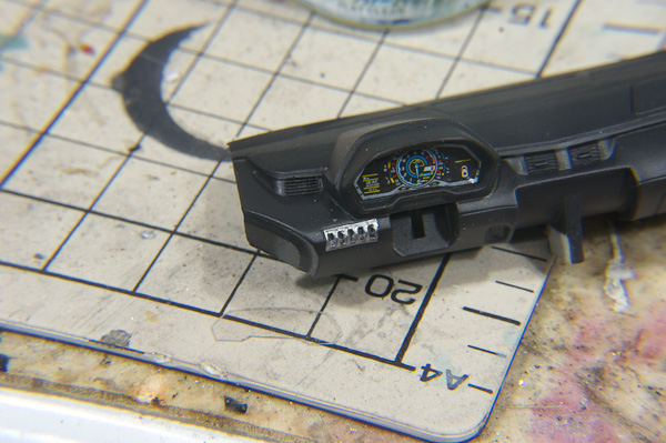 ランボルギーニ アヴェンタドール 1/24 その24 運転席完成-5