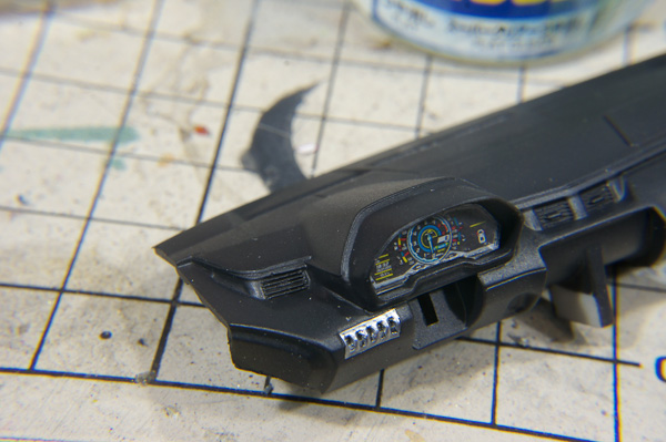 ランボルギーニ アヴェンタドール 1/24 その24 運転席完成-6