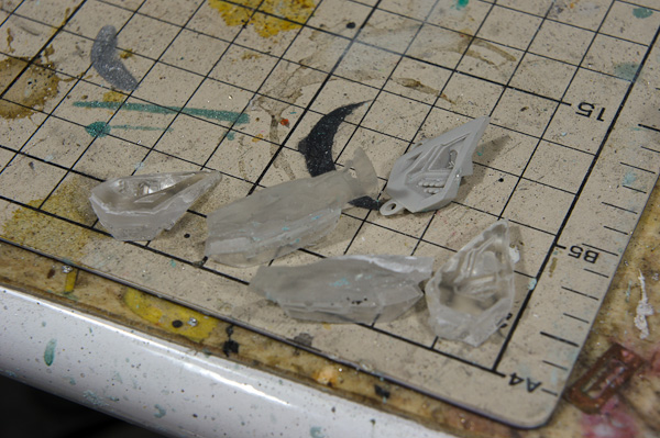 ランボルギーニ アヴェンタドール 1/24 その26 ライトまわり-1