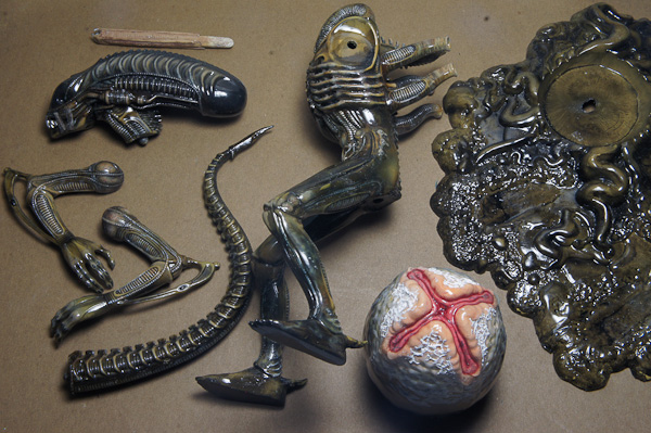 エイリアン2 エイリアン ウォーリア 1/9 ハルシオン 完成2-3