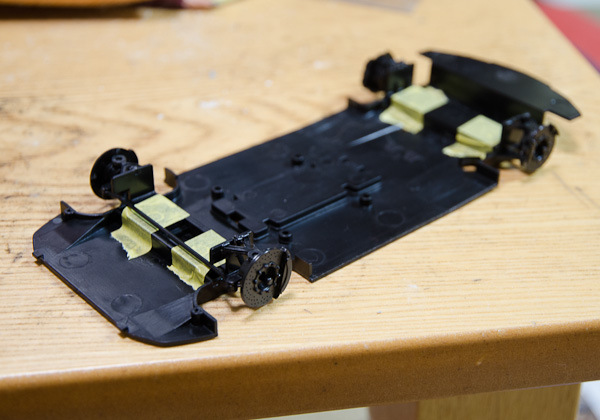 アベンダドール アオシマ版 仮組み-3