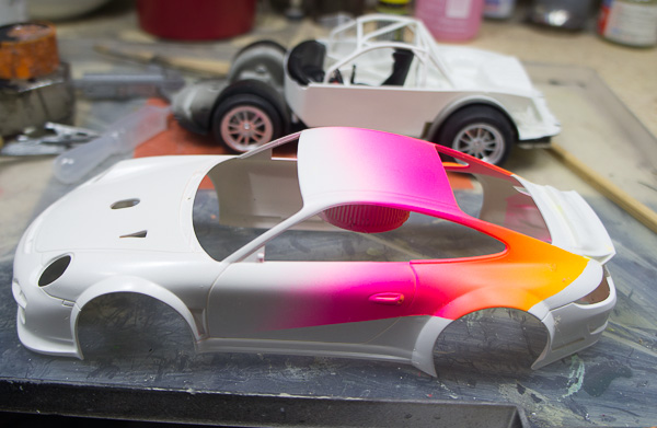 フジミ 1/24 ポルシェ911 GT3R 初音ミクXGSR RD.6仕様 その1-2