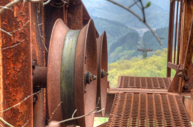 湯原温泉 ロープウェイ山頂駅 その六-4