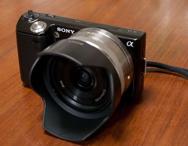 NEX-5 その他付属品 レンズフード、ボディーキャップ、フラッシュ-1