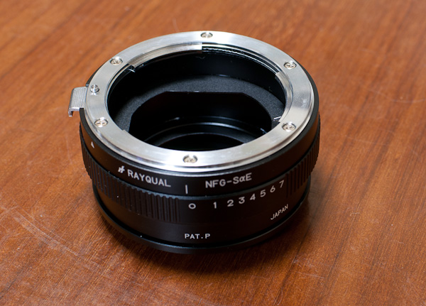 Sony NEX用 NIKON マウント変換アダプタ NFG-SαE -1