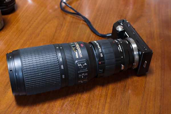 Sony NEX用 NIKON マウント変換アダプタ NFG-SαE その2-2