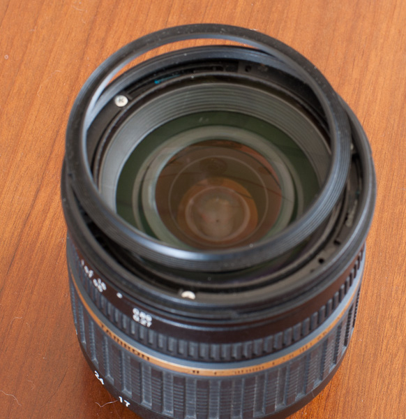 SP AF 17-50mm F/2.8 XR Di II LD Aspherical [IF] (Model A16)　レンズフード取り付け部のがたつき-1