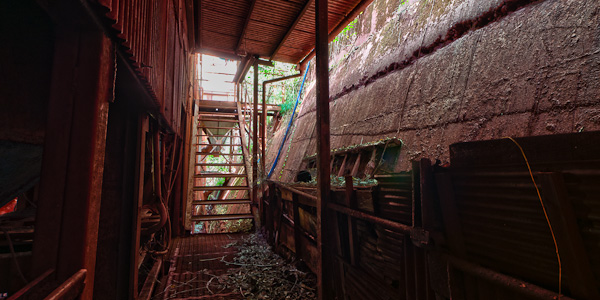 ◆岡山　弁柄工場　其の四　二階へ-2