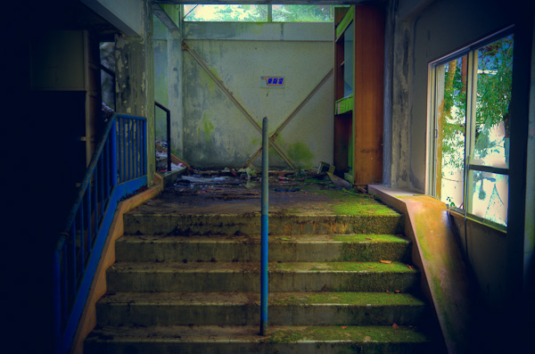 ◆湯原温泉ロープウェイ跡　其の四　乗り場-1