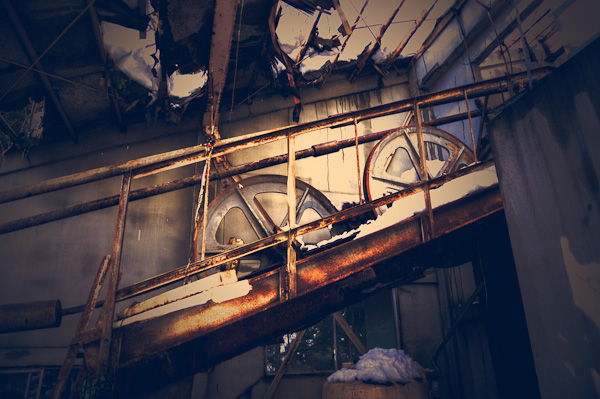 ◆湯原温泉ロープウェイ跡　其の伍　メンテナンス通路-2