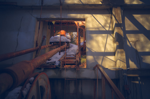 ◆湯原温泉ロープウェイ跡　其の伍　メンテナンス通路-6