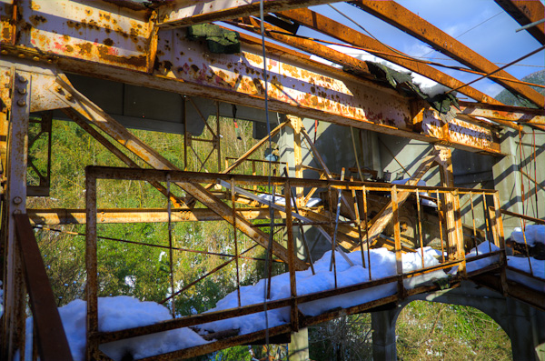 ◆湯原温泉ロープウェイ跡　其の伍　メンテナンス通路-7