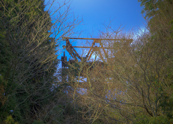 ◆湯原温泉ロープウェイ跡 其の陸 機械室へ-1