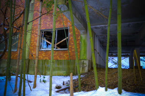 ◆湯原温泉ロープウェイ跡 其の陸 機械室へ-7