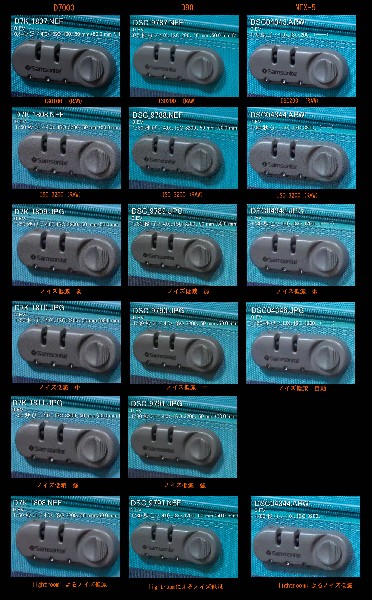 ◆NIKON D7000 高感度ノイズ低減機能比較-1